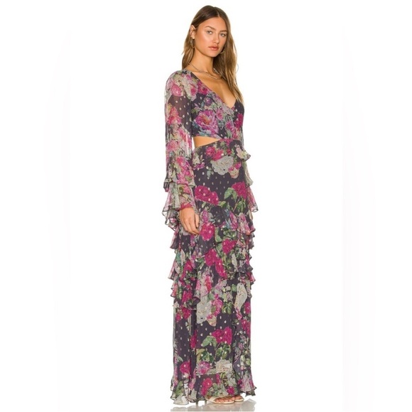 NWT ROCOCO SAND Avar Maxi Dress in Rasin - Picture 4 of 9
